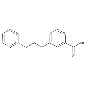 4-[(Phenylmethoxy)methyl]-2-pyridinecarboxylic acid结构式
