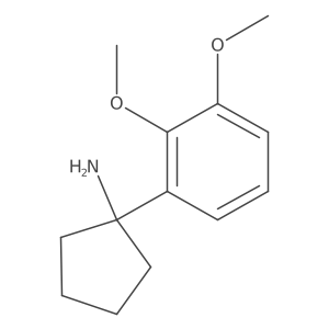 1-(2,3-Dimethoxyphenyl)cyclopentan-1-amine Structure