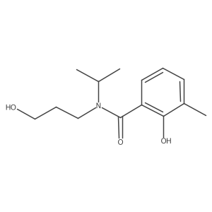 2-Hydroxy-N-(3-hydroxypropyl)-3-methyl-N-(1-methylethyl)benzamide Structure