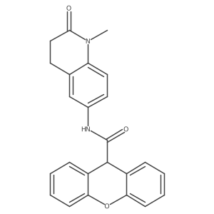 N-(1-methyl-2-oxo-1,2,3,4-tetrahydroquinolin-6-yl)-9H-xanthene-9-carboxamide Structure