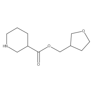 (Tetrahydro-3-furanyl)methyl 3-piperidinecarboxylate Structure