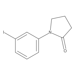1-(3-iodophenyl)-2-Pyrrolidinone结构式