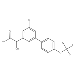 (5-Chloro-4'-(trifluoromethoxy)biphenyl-3-yl)-hydroxyacetic acid结构式