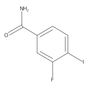 3-Fluoro-4-iodobenzamide Structure