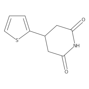 4-(2-Thienyl)piperidine-2,6-dione结构式