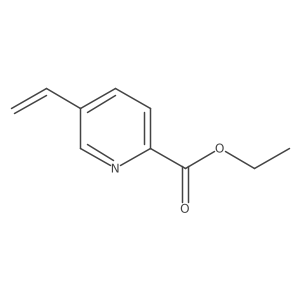 Ethyl 5-ethenylpyridine-2-carboxylate结构式