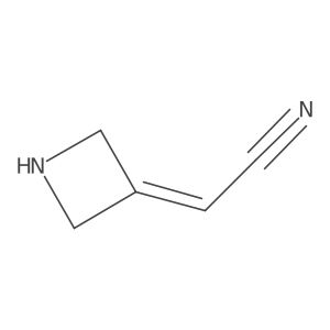 2-(Azetidin-3-ylidene)acetonitrile Structure