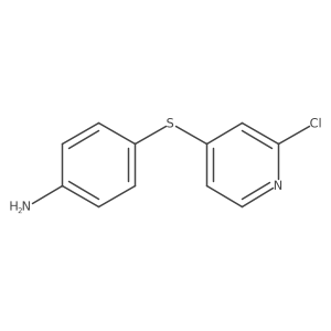 4-(2-Chloro-pyridin-4-ylsulfanyl)-phenylamine结构式