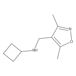 N-[(3,5-dimethyl-1,2-oxazol-4-yl)methyl]cyclobutanamine结构式