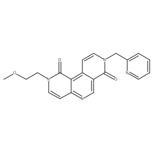 2-(2-methoxyethyl)-8-(2-pyridylmethyl)pyrido[3,4-c][1,6]naphthyridine-1,7(2H,8H)-dione Structure