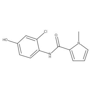 1H-Pyrrole-2-carboxamide, N-(2-chloro-4-hydroxyphenyl)-1-methyl- Structure
