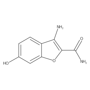 3-Amino-6-hydroxy-2-benzofurancarboxamide结构式