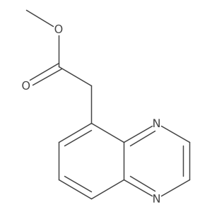 Methyl2-(quinoxalin-5-yl)acetate Structure