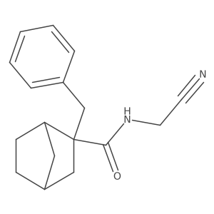 2-benzyl-N-(cyanomethyl)bicyclo[2.2.1]heptane-2-carboxamide Structure