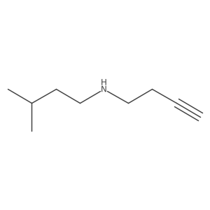 N-Isopentylbut-3-yn-1-amine结构式