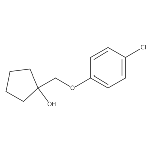 1-((4-Chlorophenoxy)methyl)cyclopentan-1-ol结构式