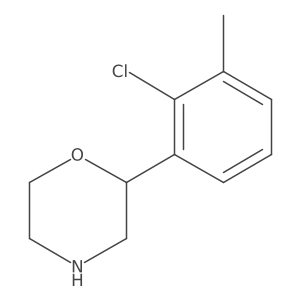 2-(2-Chloro-3-methylphenyl)morpholine结构式