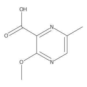 3-Methoxy-6-methylpyrazine-2-carboxylic acid Structure