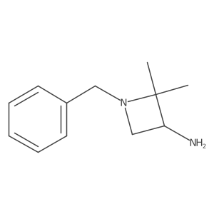 1-Benzyl-2,2-dimethylazetidin-3-amine结构式