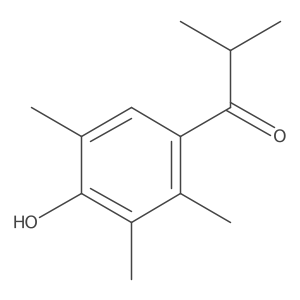 1-(4-Hydroxy-2,3,5-trimethylphenyl)-2-methylpropan-1-one Structure