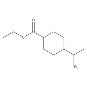 Ethyl 4-(1-aminoethyl)cyclohexane-1-carboxylate Structure