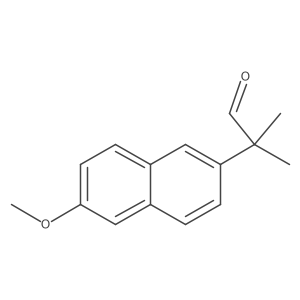 2-(6-Methoxynaphthalen-2-yl)-2-methylpropanal Structure
