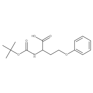 N-(tert-Butoxycarbonyl)-O-phenyl-L-homoserine Structure