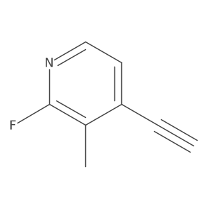 4-Ethynyl-2-fluoro-3-methylpyridine结构式