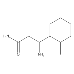 (3S)-3-Amino-3-(2-methylcyclohexyl)propanamide Structure