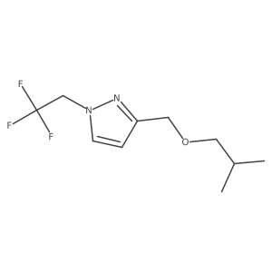 3-(isobutoxymethyl)-1-(2,2,2-trifluoroethyl)-1H-pyrazole Structure