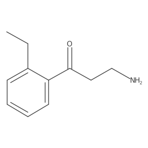 3-Amino-1-(2-ethylphenyl)propan-1-one结构式