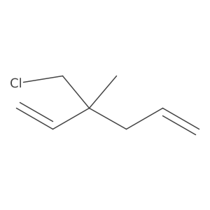 3-(Chloromethyl)-3-methylhexa-1,5-diene结构式