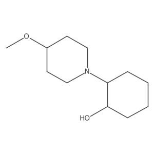 (1S,2S)-2-(4-methoxypiperidin-1-yl)cyclohexan-1-ol Structure