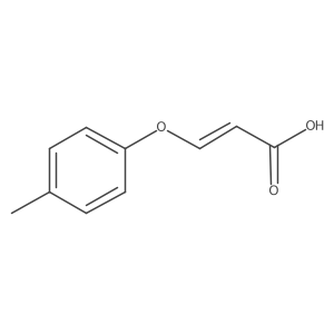 (E)-3-(4-Methylphenoxy)prop-2-enoic acid Structure