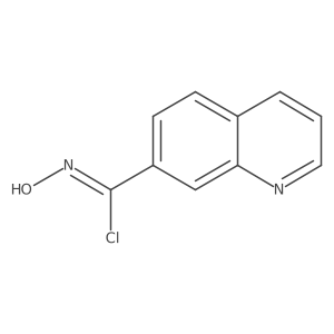 N-Hydroxyquinoline-7-carbimidoyl chloride结构式