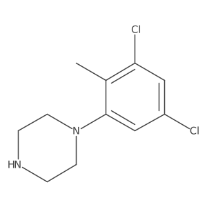 1-(3,5-Dichloro-2-methylphenyl)piperazine结构式