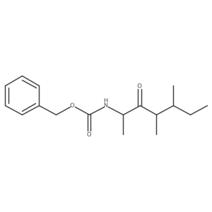 benzyl N-(4,5-dimethyl-3-oxoheptan-2-yl)carbamate Structure