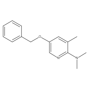 5-(benzyloxy)-N,N,3-trimethylpyridin-2-amine结构式