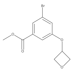 Methyl 3-bromo-5-(oxetan-3-yloxy)benzoate结构式