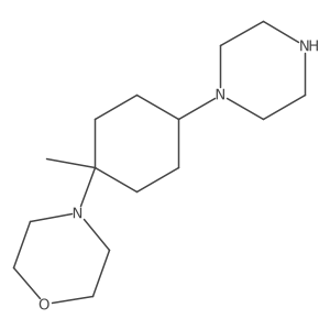 4-[1-Methyl-4-(piperazin-1-yl)cyclohexyl]morpholine Structure