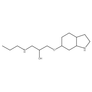 1-(octahydro-1H-indol-6-yloxy)-3-(propylamino)propan-2-ol结构式