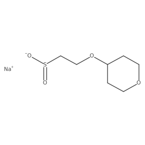 Sodium 2-(oxan-4-yloxy)ethane-1-sulfinate Structure