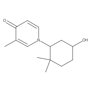 1-(5-Hydroxy-2,2-dimethylcyclohexyl)-3-methyl-1,4-dihydropyridin-4-one Structure