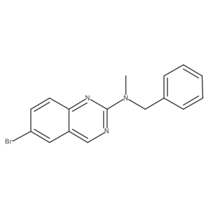 N-benzyl-6-bromo-N-methylquinazolin-2-amine Structure