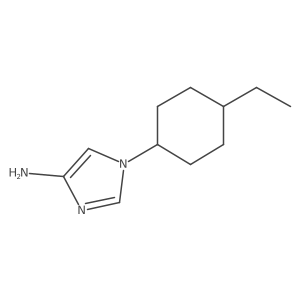 1-(4-ethylcyclohexyl)-1H-imidazol-4-amine结构式