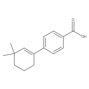 4-(3,3-Dimethylcyclohex-1-en-1-yl)benzoic acid Structure