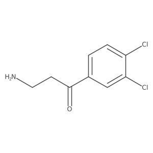 3-Amino-1-(3,4-dichlorophenyl)propan-1-one结构式