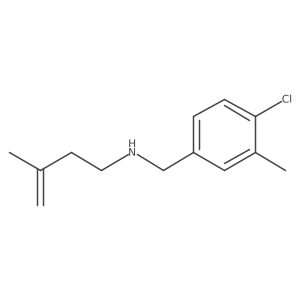 [(4-Chloro-3-methylphenyl)methyl](3-methylbut-3-en-1-yl)amine Structure