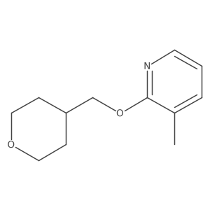 3-Methyl-2-[(oxan-4-yl)methoxy]pyridine Structure
