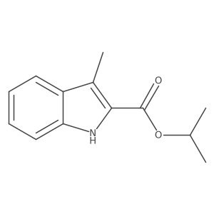 Isopropyl 3-methyl-1h-indole-2-carboxylate Structure